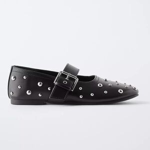 Zara Kids Studded Ballet Flats